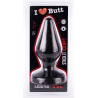 I Love Butt Plug Classic XXL I Love Butt 20 x 9 cm Noir